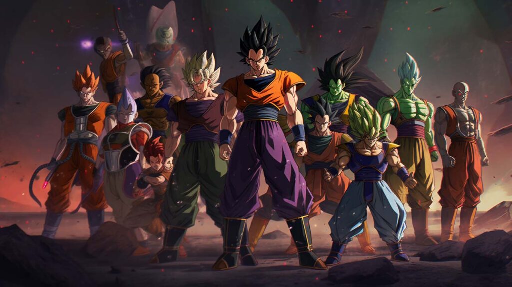 dbz anime characters