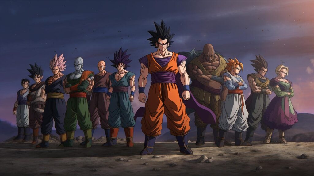 dbz anime characters