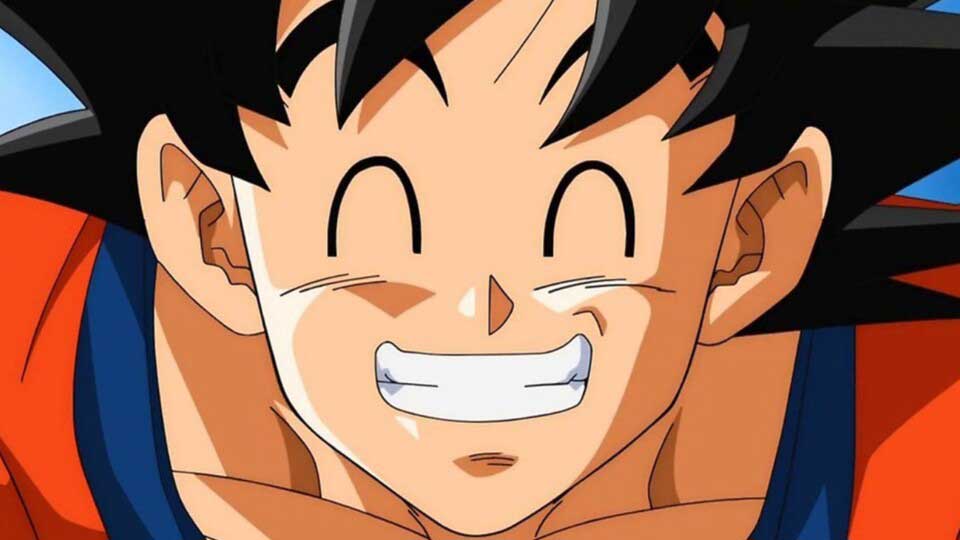 Dragonball Z Goku happy