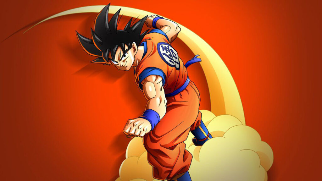 dragon ball z goku flying nimbus